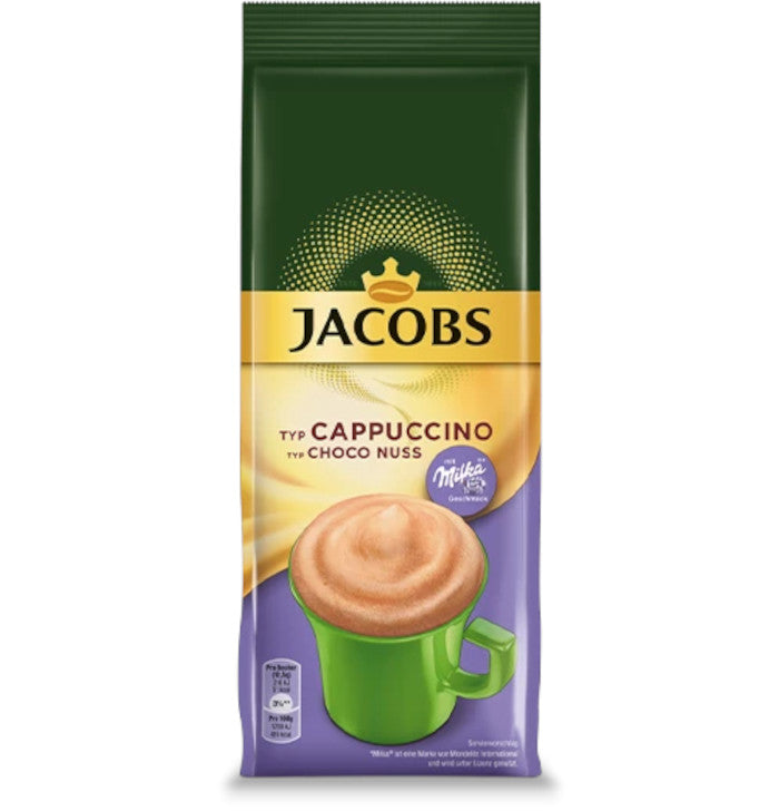 Jacobs Instant Cappuccino Typ Choco Nuss 500g / 17.63oz