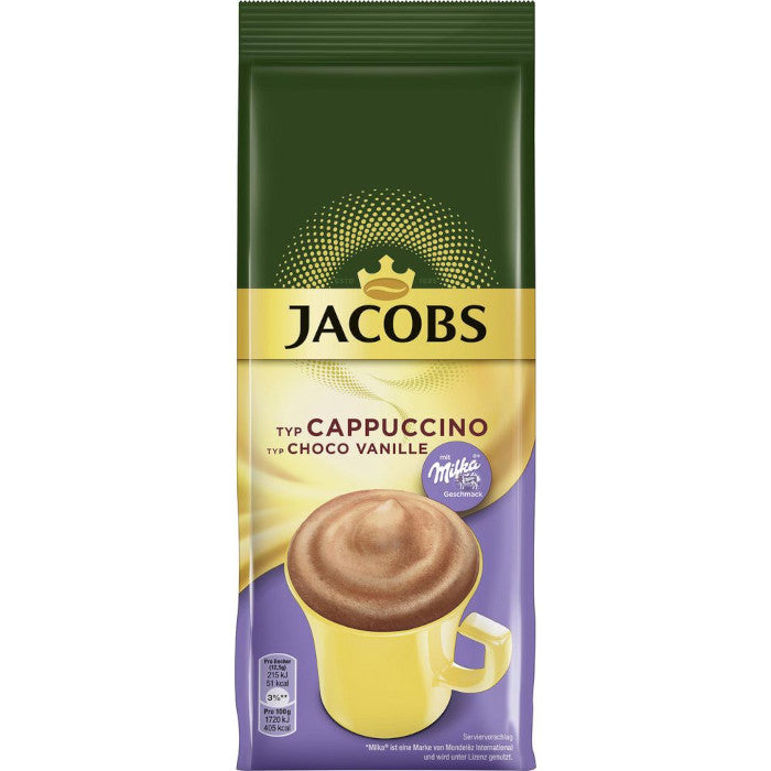 Jacobs Instant Cappuccino Typ Choco Vanille 500g / 17.63oz
