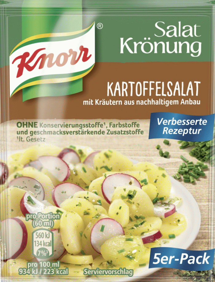 Knorr Salatkrönung Paquete de las 14 variedades en un solo paquete