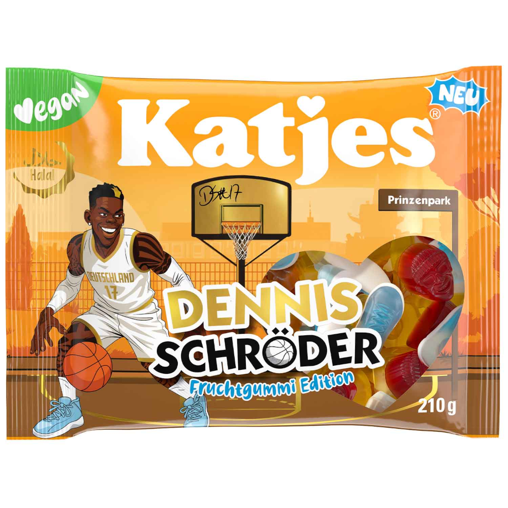 Katjes Dennis Schröder Edition vegane Fruchtgummi 210g