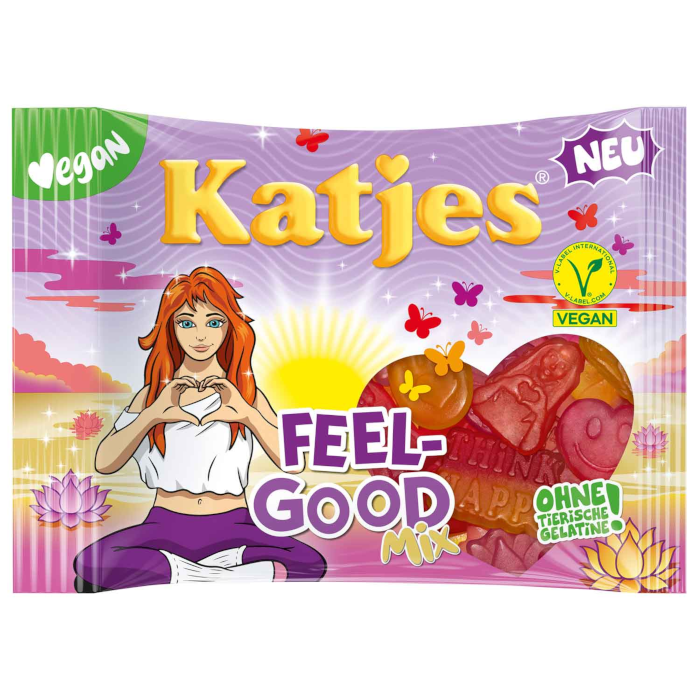 Katjes Feel-Good Mix veganes Fruchtgummi 175g