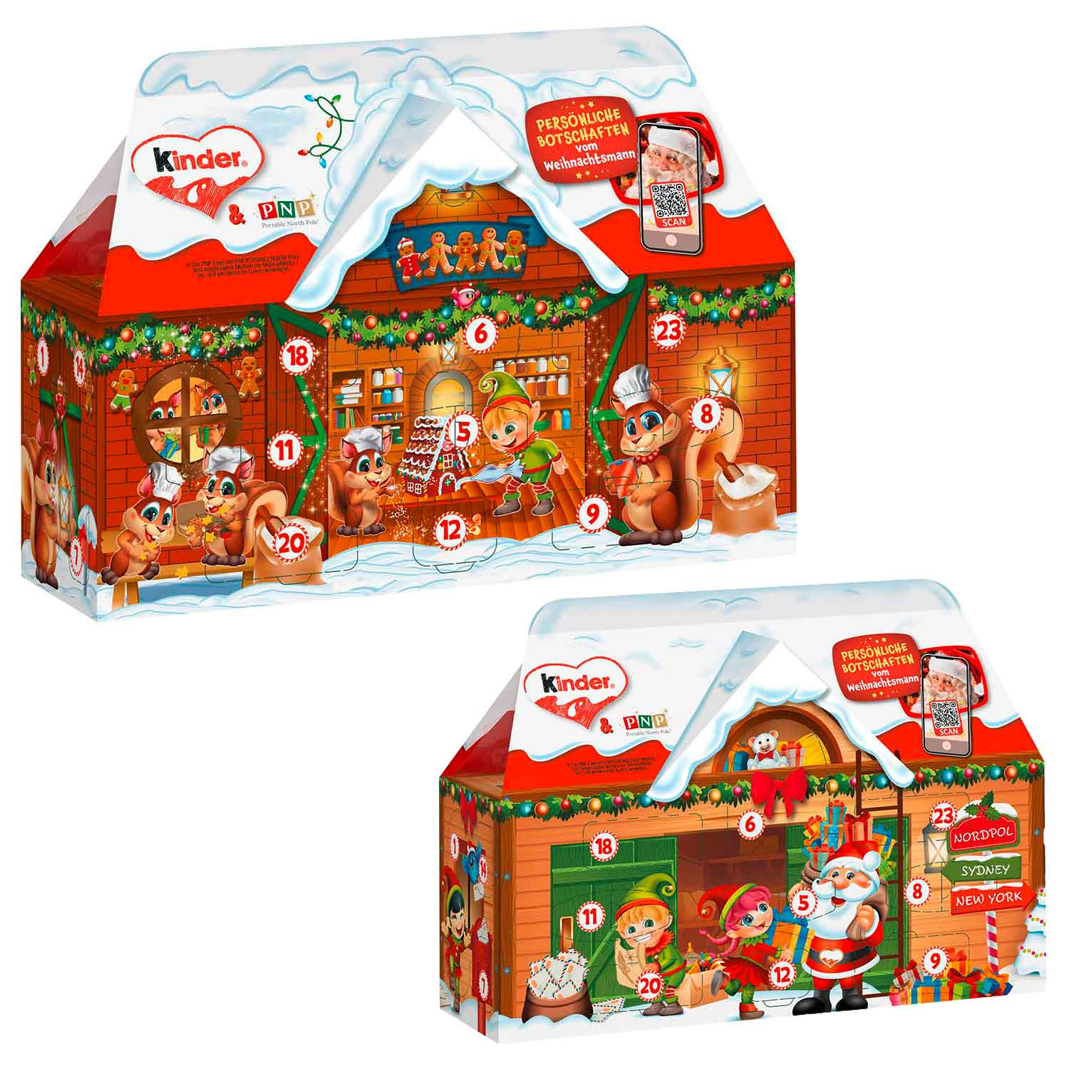 Ferrero Kids Mix Calendario dell'Avvento 3D Casa 234g / 8,25oz