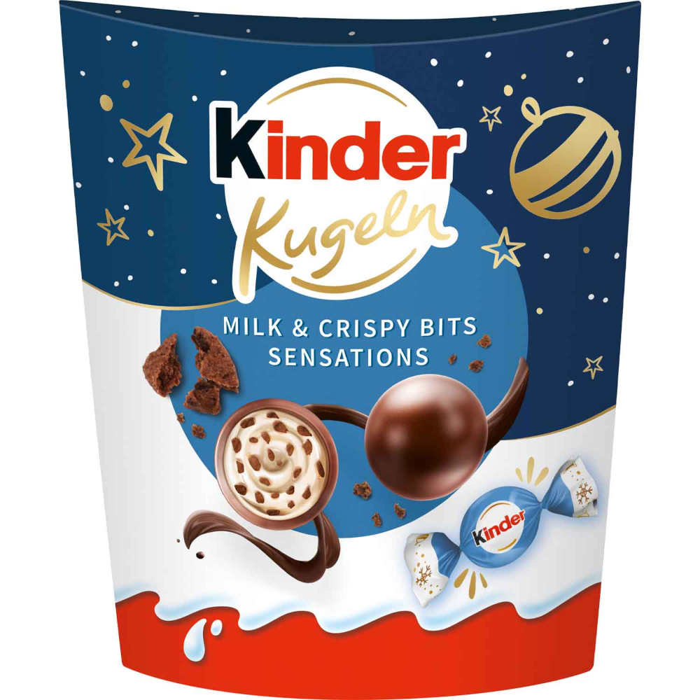 Ferrero Kinder Balls Milk &amp; Crispy Bits Sensations 90g / 3.17oz