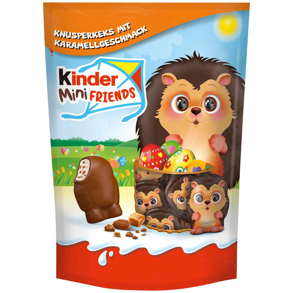 Ferrero Kinder Easter Chocolate Mini Friends Crunchy Biscuit Caramel 122g / 4.3oz