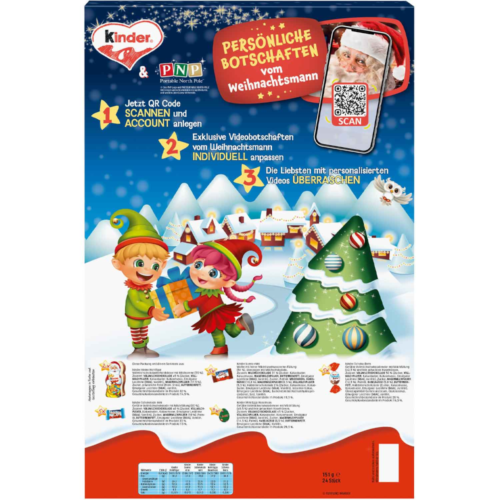 Ferrero Kids Mix Advent Calendar 151g / 5.29oz