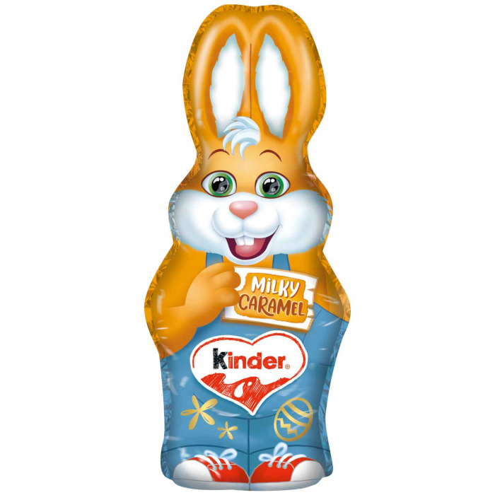 Ferrero Kinder Schokolade Osterhase Milky Caramel 110g / 3.88oz