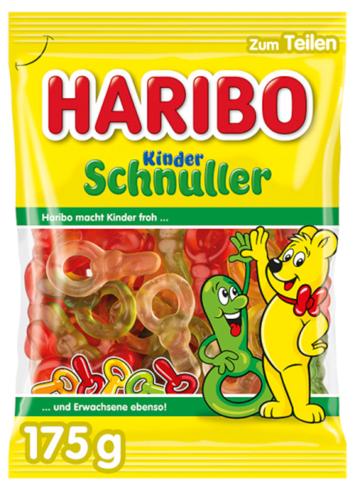 HARIBO Kids Pacifier Fruit Gum 175g Brands Of Germany haribo-kids-pacifier-fruit-gum-175g-brands-of-germany