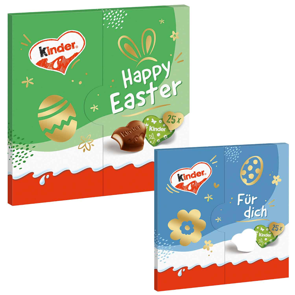 Ferrero Kinder & Love Mini Herzen Ostern 107g / 3.77 oz