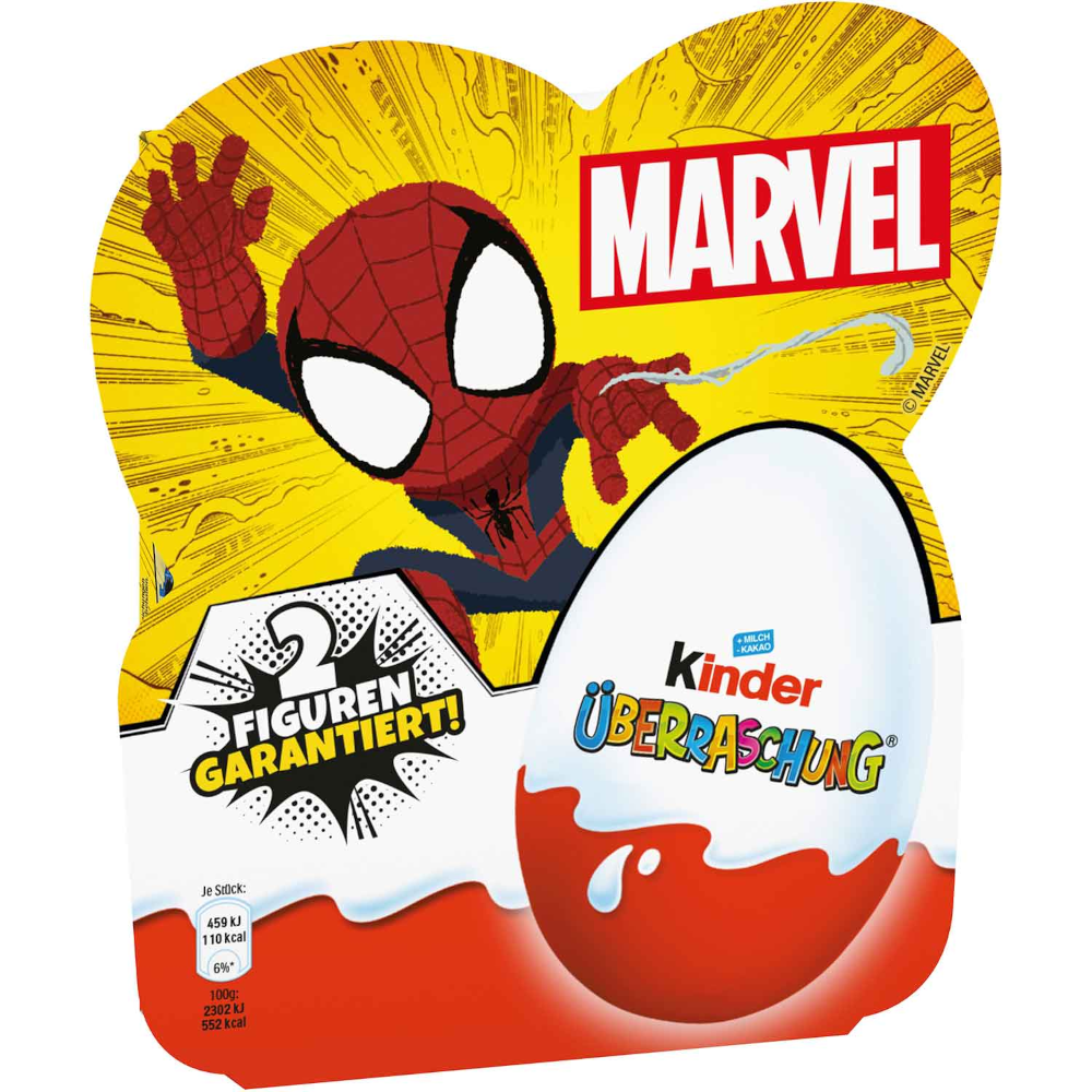 Ferrero Kinder Surprise Classic Egg 'Marvel' 4-Pack