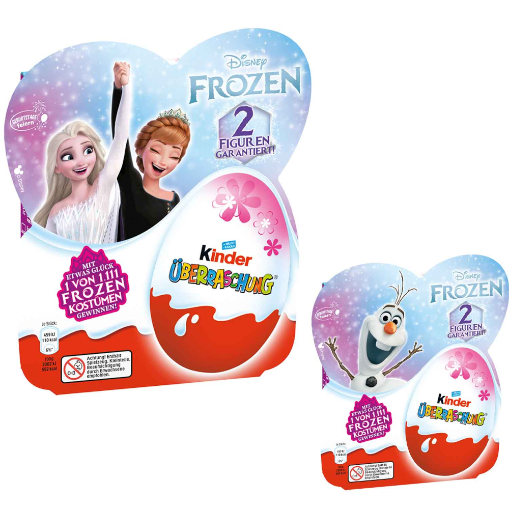 Ferrero Kinder Surprise Pink Egg 'Disney Frozen' 4-pack