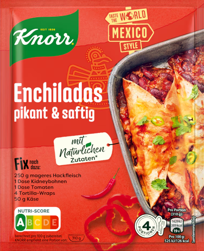 Knorr Fix für Enchiladas 33g / 1.16oz