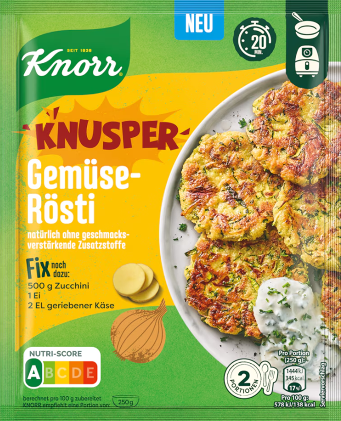 Knorr Fix pour rösti de légumes croustillants 58g / 2.04oz