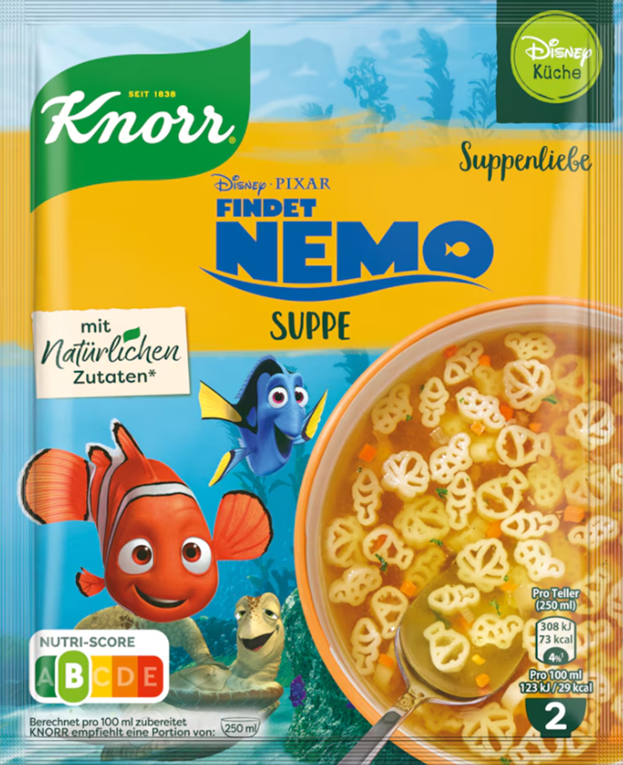 Knorr Amour de la soupe Findet Nemo soupe 0,5 litre