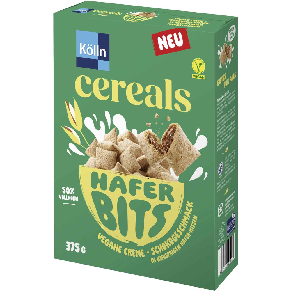 Kölln Cereals Bits d'Avoine Choco Vegan 375g / 13.22oz