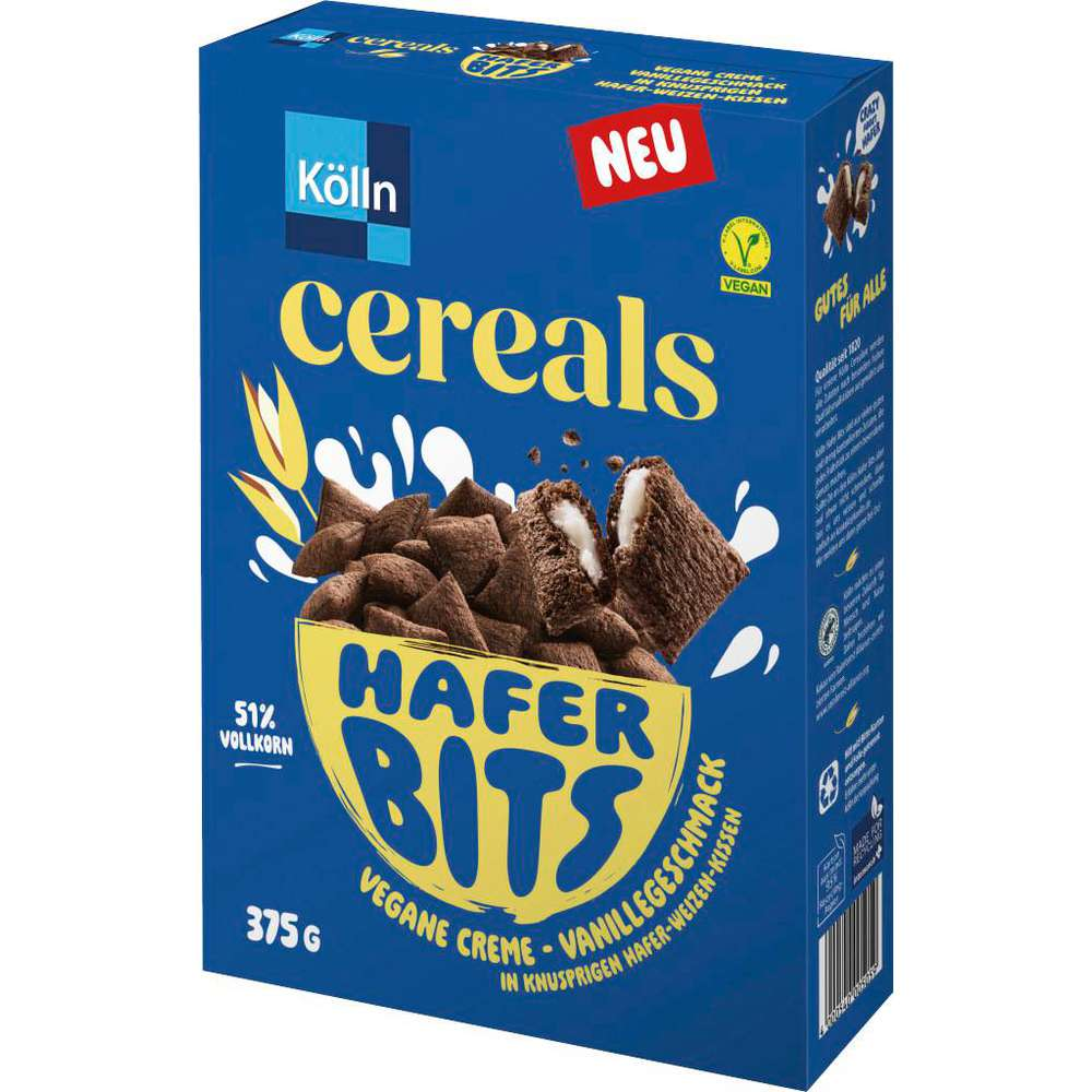 Kölln Cereals Oat Bits Vanilla Vegan 375g / 13.22oz