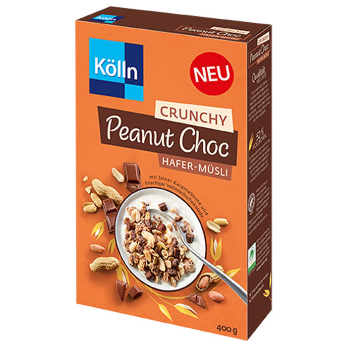 Kölln Crunchy Peanut Choc Hafer-Müsli 400g / 14.1oz