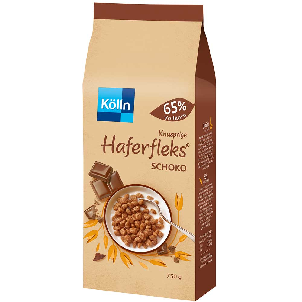 Kölln Crispy Oat Flakes Chocolate 750g / 26.45oz