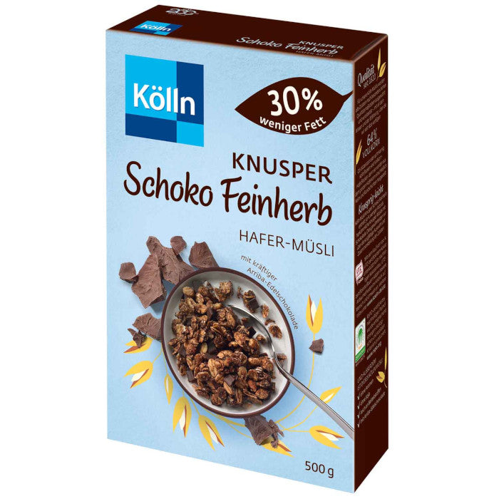Kölln Crunchy Chocolate Fine Tart Oat Muesli 500g
