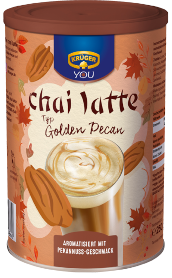 KRÜGER YOU Chai Latte Type Golden Pecan 250g