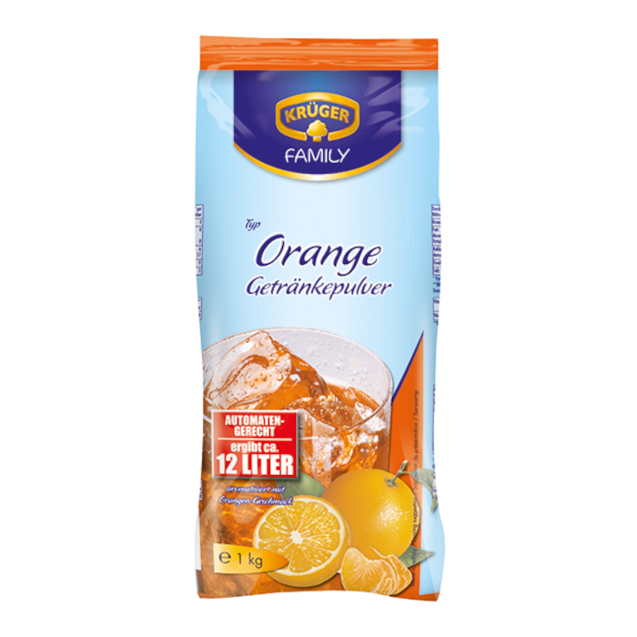 KRÜGER FAMILY Orange Drink Powder 1kg / 2.2lbs
