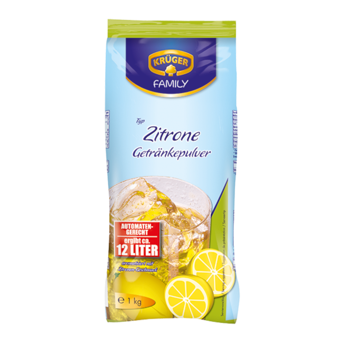 KRÜGER FAMILY Lemon Drink Powder 1kg / 2.2lbs