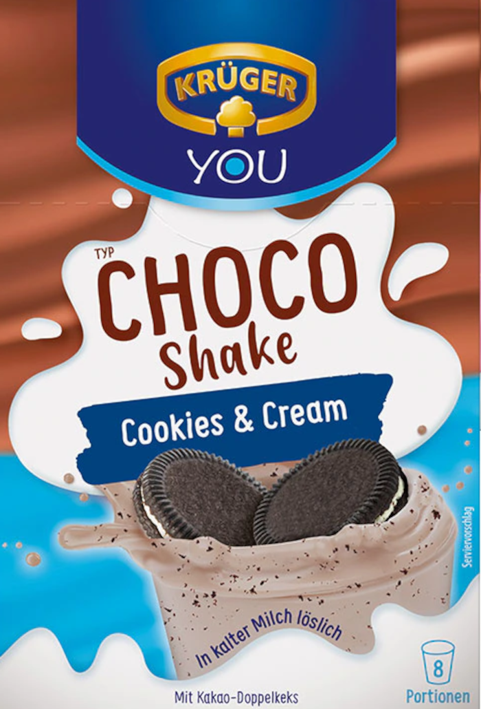 KRÜGER YOU Choco Shake Cookies & Cream 144g