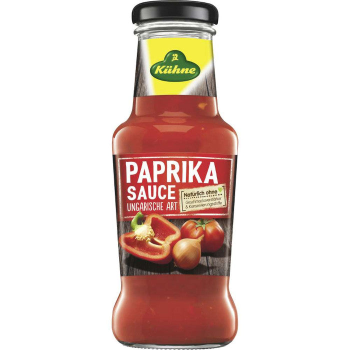 Kuehne Gourmet Paprika Sauce Hungarian Style 250ml / 8.45 fl. oz.