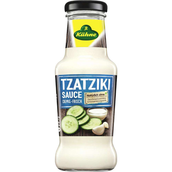 Kühne Gourmet Tzatziki Sauce cremig-frisch 250ml / 8.45 fl. oz.
