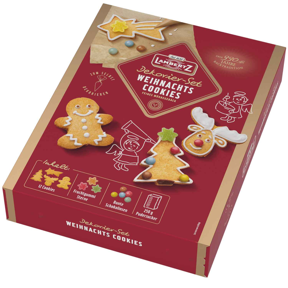 Lambertz Dekorier-Set Weihnachts-Cookies 500g / 17.63oz