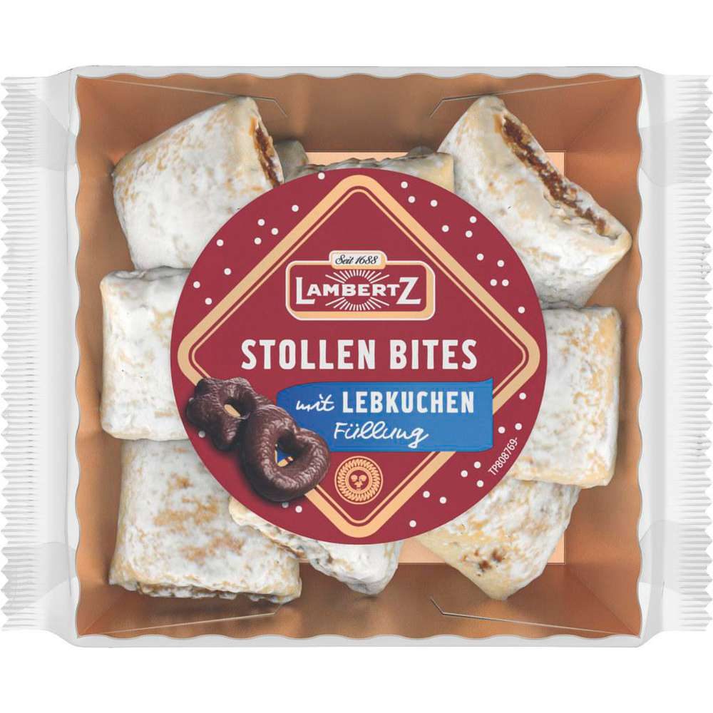 Lambertz Stollen Bites biscotti natalizi di pan di zenzero 350g / 12,34oz