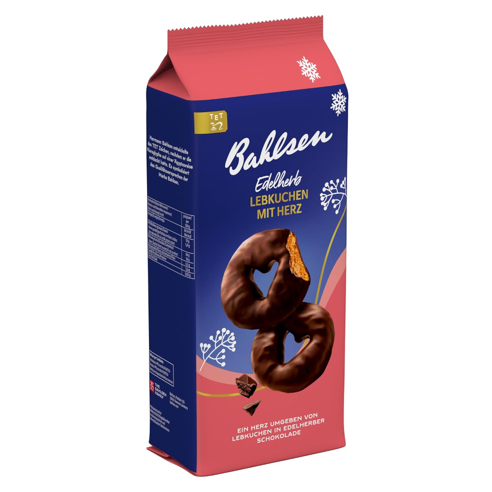 Bahlsen Pain d'épices avec cœur biscuits de Noël 300g / 10.58oz
