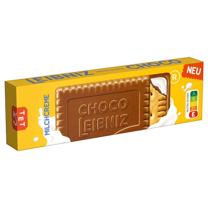 LEIBNIZ Chokolade Mælkesmørkiks med Mælkecreme 125g