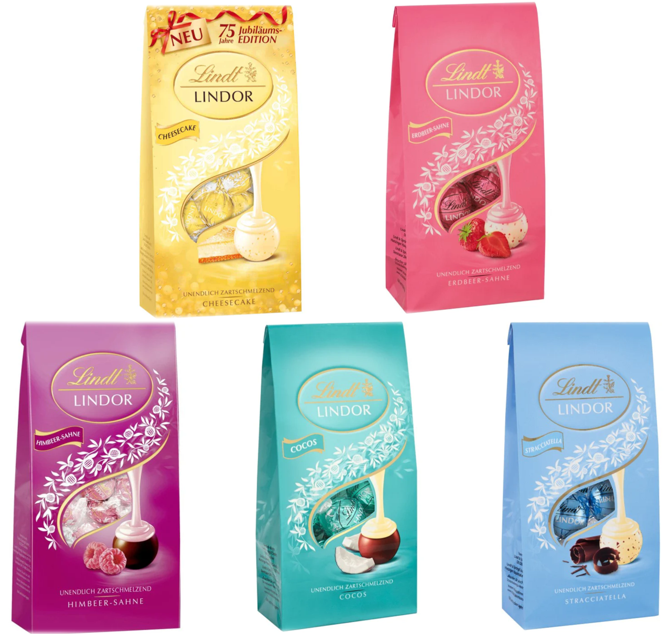 Lindt Lindor Boules de chocolat d'été Bundle