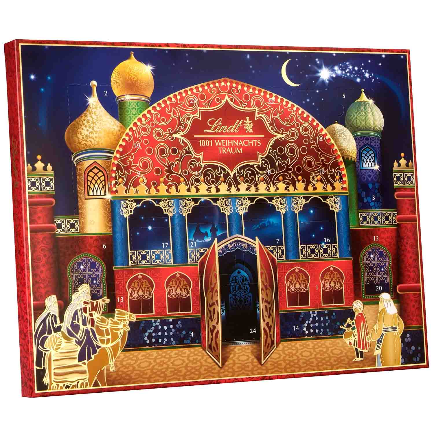 Lindt 1001 kerstdroom adventskalender 281g / 9.9oz