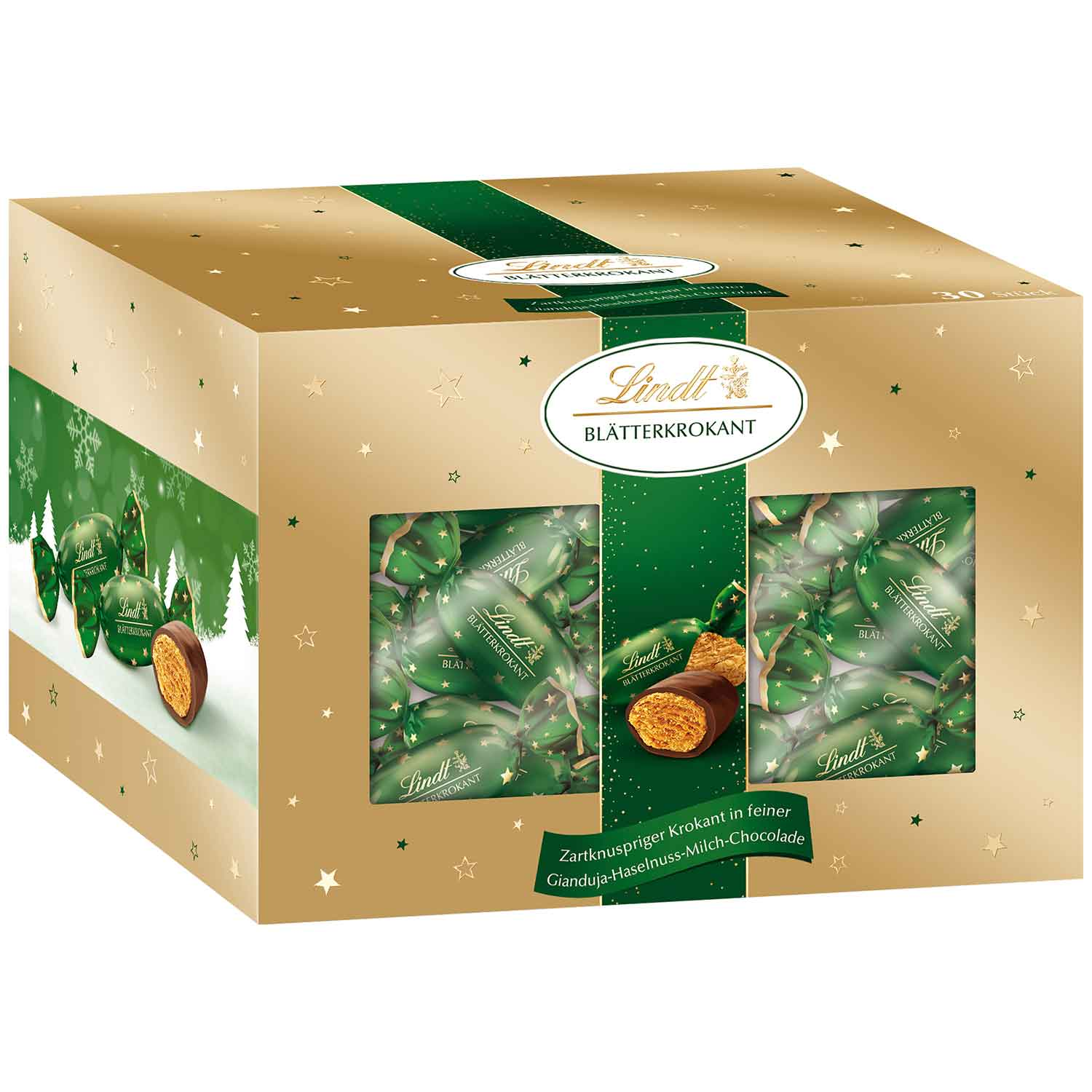 Lindt leaf brittle cones 25 pieces in a quiver 450g / 15.87oz