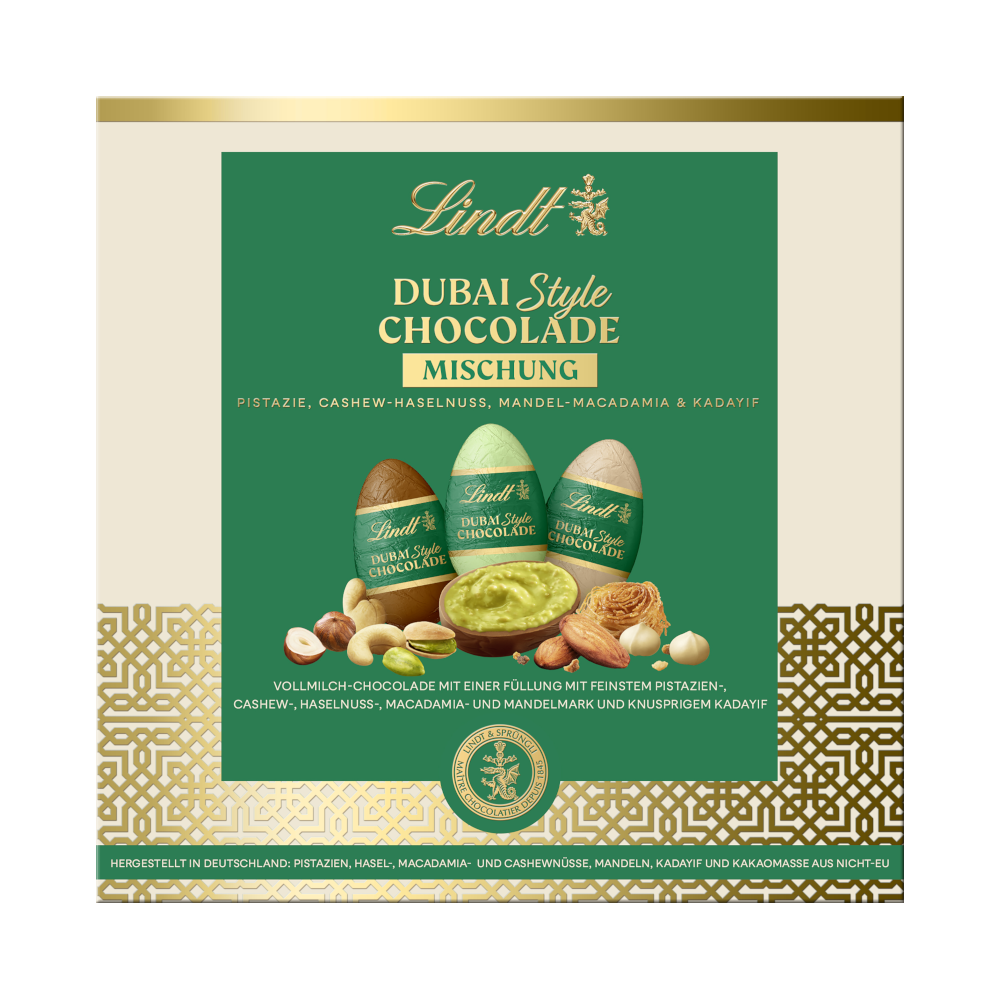 Lindt Dubai Style Chocolade Ostereier Mischung 162g / 5.17oz