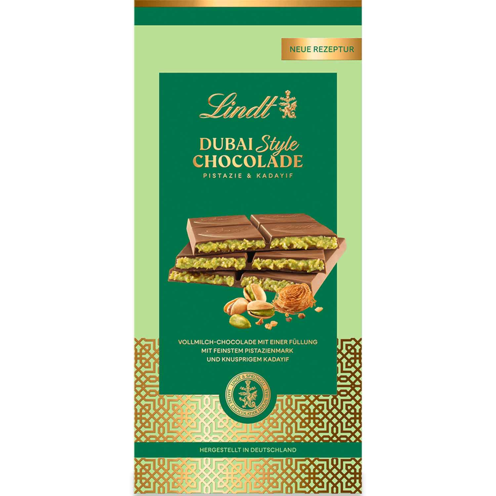 Tavoletta di cioccolato Lindt Dubai Style 145g / 5,11oz