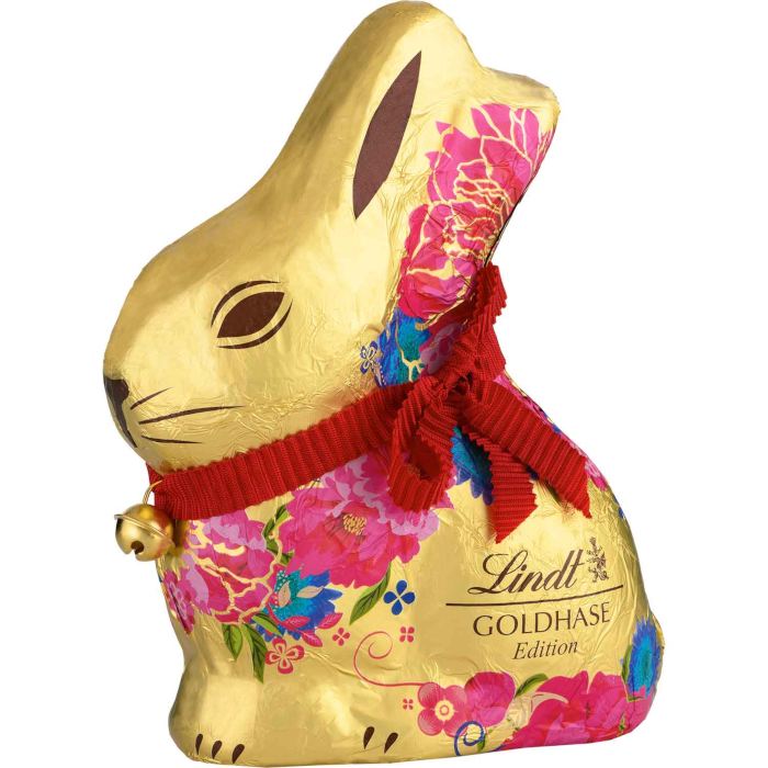 Lindt Chocolate Gold Bunny Flowers Edition Easter 100g / 3.52 oz