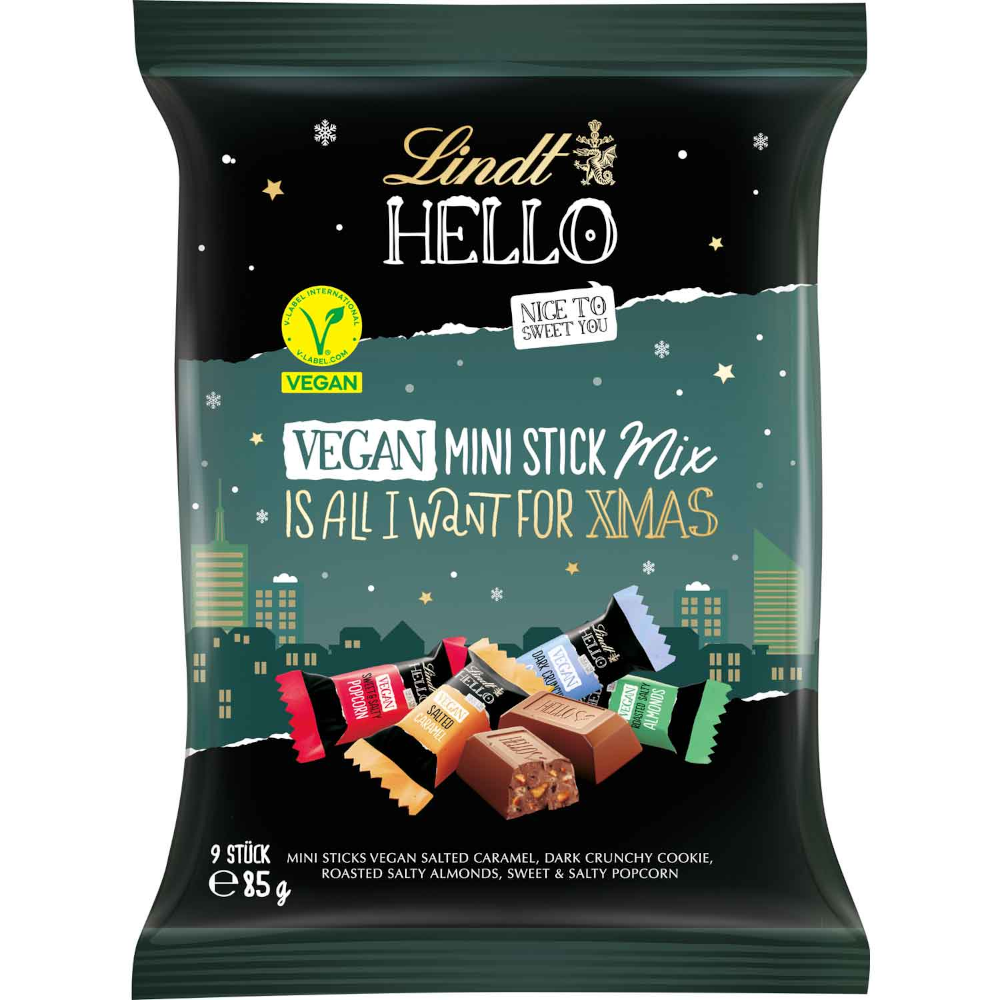 Lindt Hallo Mini Stick Mix Veganistisch 85g / 2.99 oz