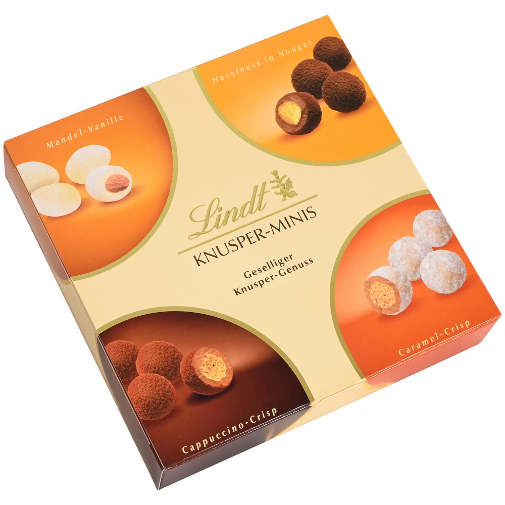 Lindt Knusper Minis Mezcla de nueces y bombones 200 g / 7,05 oz