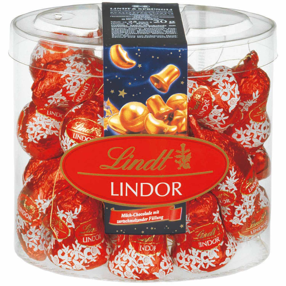 Lindt Lindor Baumbehang 25 Stück im Köcher 500g / 17.63oz