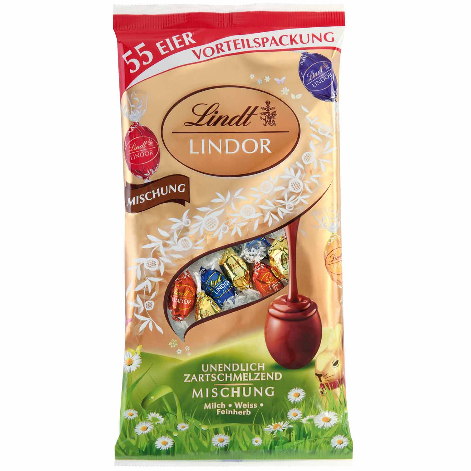 Mezcla para huevos de Pascua de chocolate Lindt Lindor XXL 254 g/8,95 oz