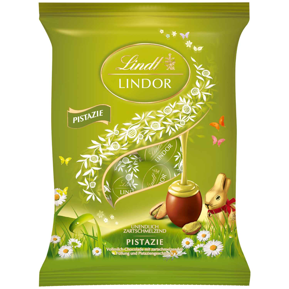 Lindt Lindor Pistazie Schokoladen Ostereier 90g / 3.19oz