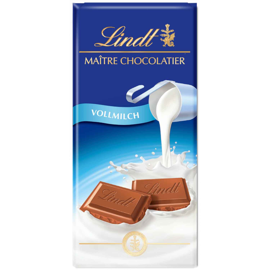Lindt Maître Chocolatier Vollmilch Tafel 100g / 3.52oz