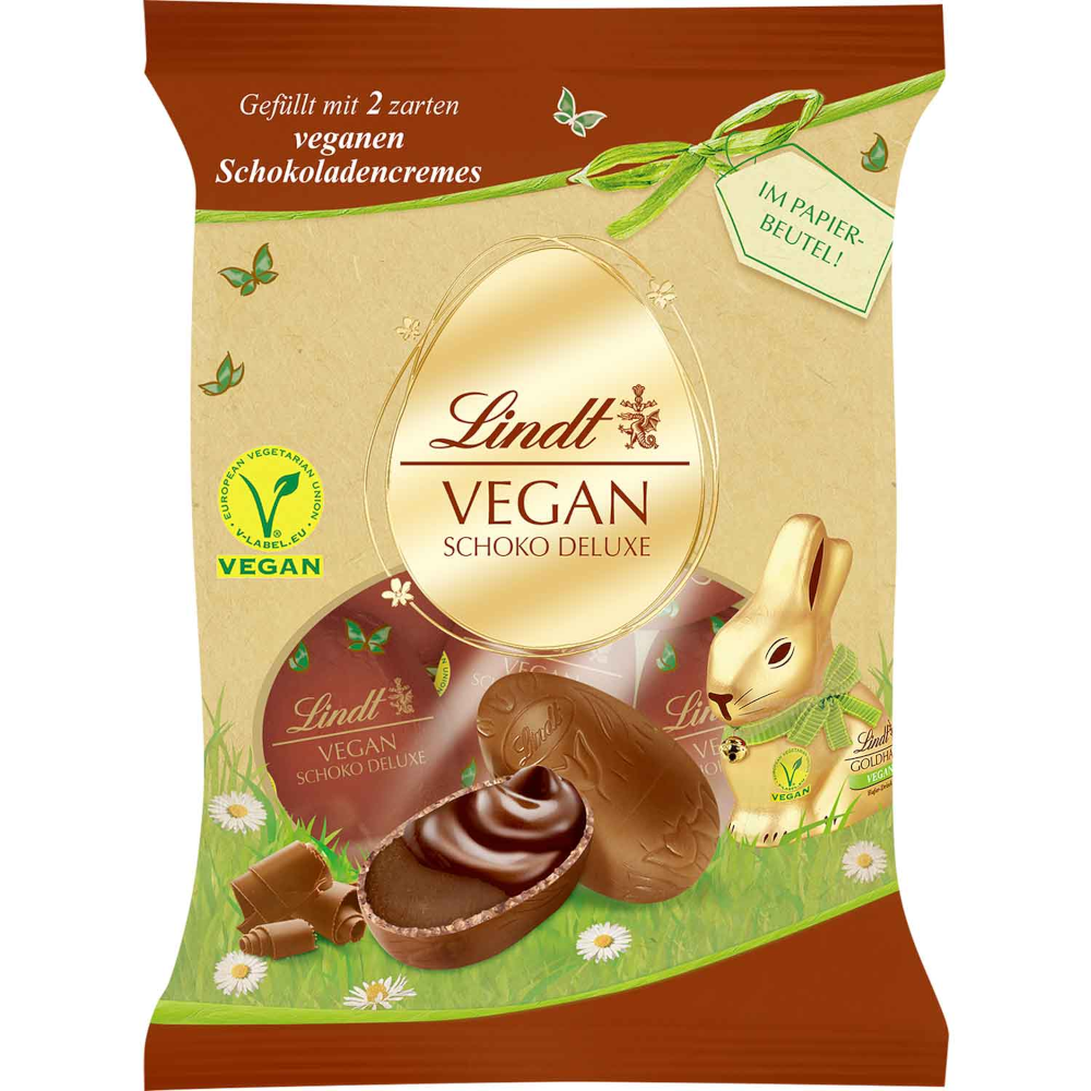 Lindt Vegan Chocolate Deluxe Easter Eggs 90g / 3.19oz