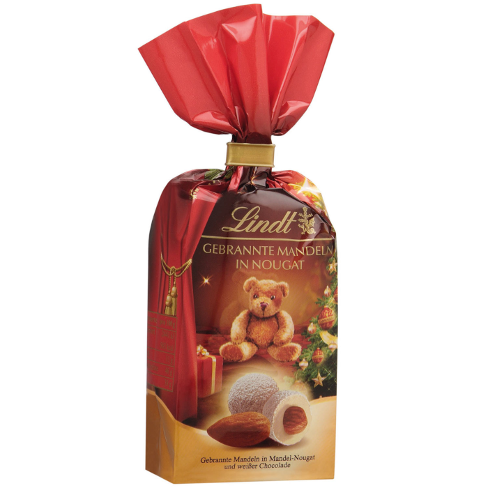 Lindt Weihnachts-Tradition Mandeln in Nougat 100g / 3.52 oz