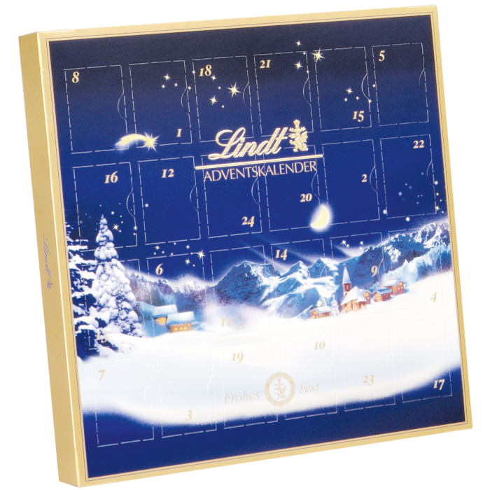 Lindt Weihnachts-Zauber Mini Tisch Adventskalender 115g / 4.05oz