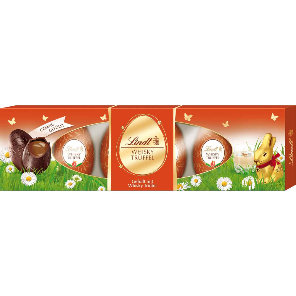 Lindt Whisky Truffle Chocolate Easter Eggs 108g / 3.8oz