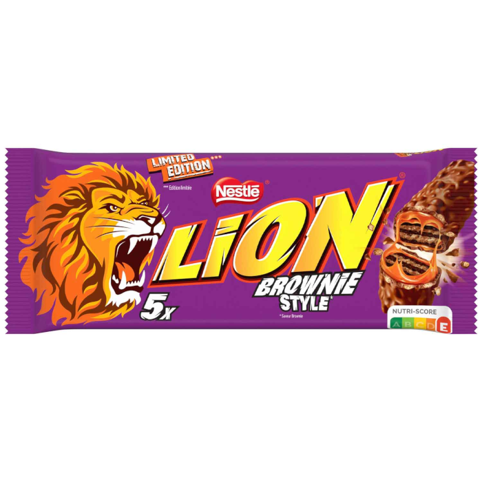 Nestlé Lion Brownie Style Snack Size Riegel 5 Stück 150g