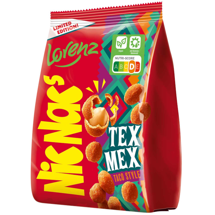 Lorenz Nic Nac´s Tex Mex Taco Style Erdnüsse in knuspriger Teighülle 110g